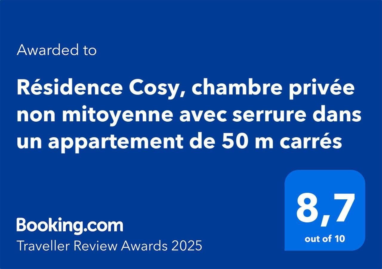 Residence Cosy, Chambre Privee Non Mitoyenne Avec Serrure Dans Un Appartement De 50 M Carres Коломб Экстерьер фото